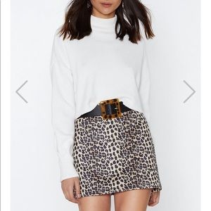 Leopard Print Skirt